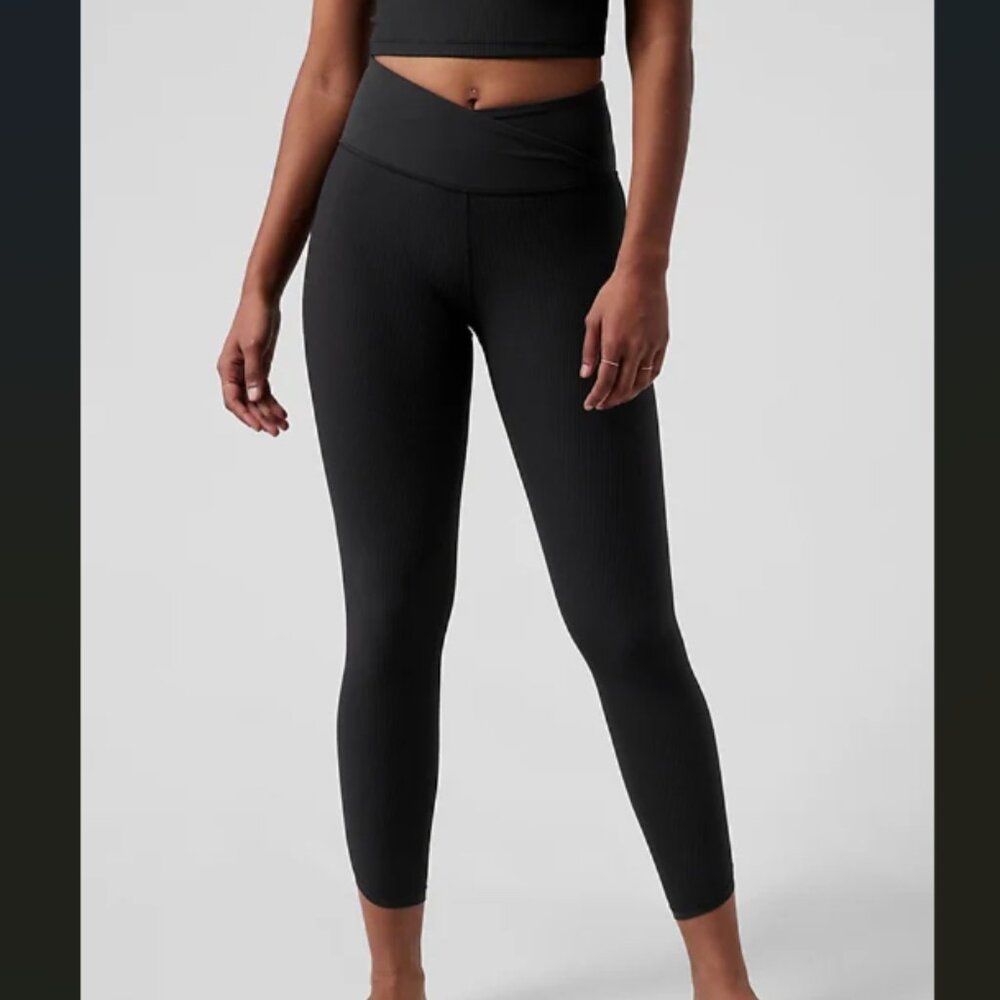 Athleta elation crossover rib 7/8 tight legging